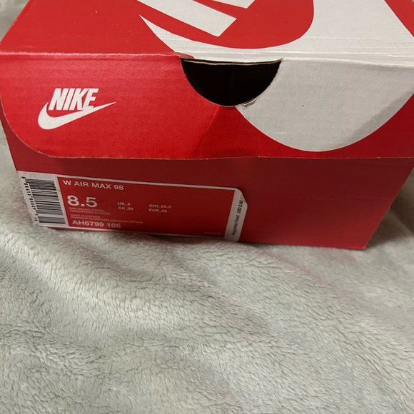 Nike Air Max 98 Beige and Black Sneakers - Picture 3 of 3